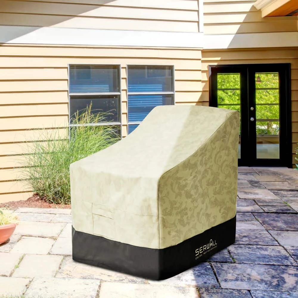 36 In. D X 34 In. W X 32 In. H Waterproof Outdoor Adirondack Patio Chair Cover 1 36 In. D X 34 In. W X 32 In. H Waterproof Outdoor Adirondack Patio Chair Cover