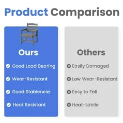 HDPE 7-Piece Plastic Rectangle Standard Height Outdoor Dining Set In Gray -Jearey patio dining sets pejyczytz gy 1f 1000