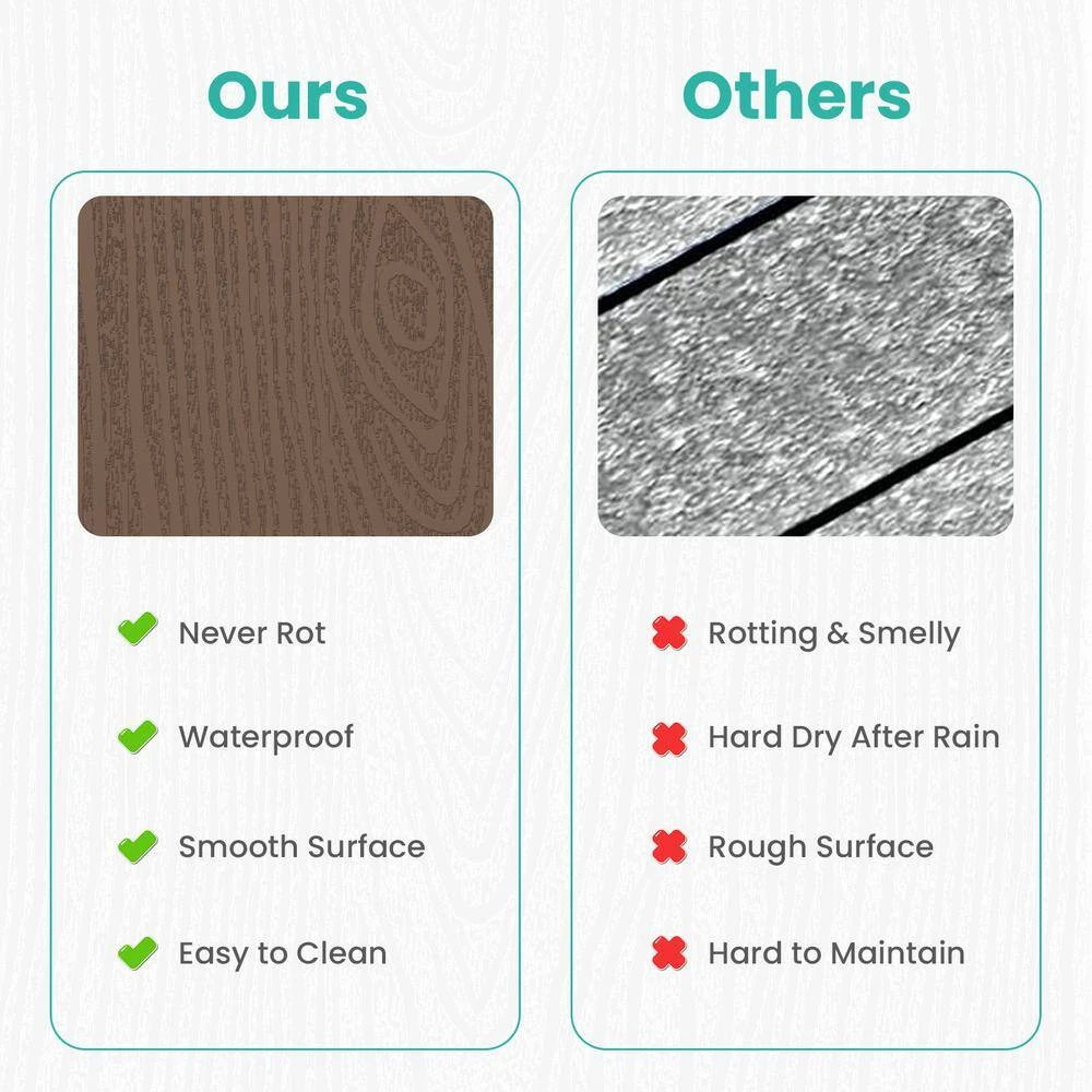 Brown Classic Folding HDPE Plastic Adirondack Chair 7 Brown Classic Folding HDPE Plastic Adirondack Chair - Image 7