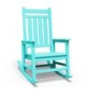HDPE Aruba Blue Adirondack Rocking Chair (1-Pack)
