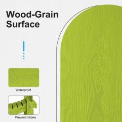 HDPE Classic Apple Green Folding Plastic Adirondack Chair (1-Pack) 14 HDPE Classic Apple Green Folding Plastic Adirondack Chair (1-Pack) -Jearey plastic adirondack chairs psqwy appleg 76 1000