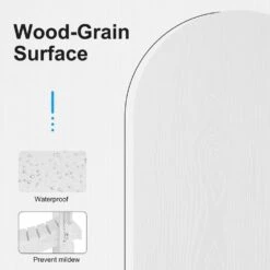 HDPE Classic White Folding Plastic Adirondack Chair (1-Pack) -Jearey plastic adirondack chairs psqwy white 76 1000