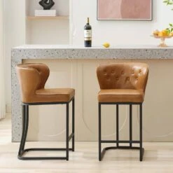 Star Stackable Plastic Yellow Outdoor Bar Stool (set Of 2) -Jearey yellow jearey bar stools xq24 ye 31 1000