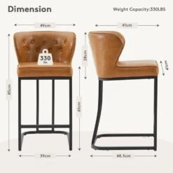 Star Stackable Plastic Yellow Outdoor Bar Stool (set Of 2) -Jearey yellow jearey bar stools xq24 ye 76 1000